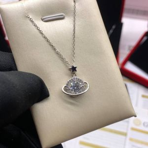 VVS Moissanite Diamond Female Necklace
