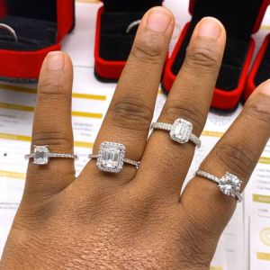 VVS Moissanite Wedding and Engagement Rings