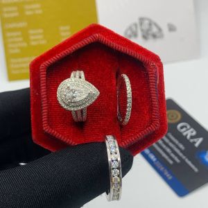 VVS Moissanite Diamond Wedding and Engagement Ring