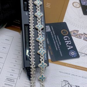 VVS Moissanite Diamond Star Flow Bracelet and Cros