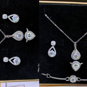 VVS Moissanite Diamond female jewelry Set