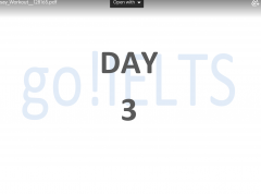 The 20 day IELTS ESSAY workout Day 3