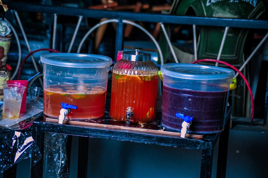 Soft drinks Fresh juices